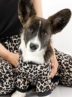 Matching Leopard Human & Dog Pajama