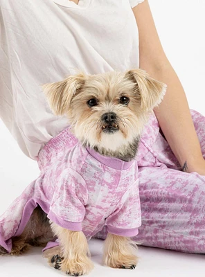 Matching Pink Tie Dye Human & Dog Pajama
