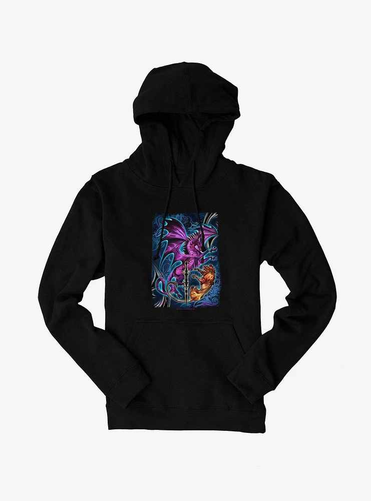 Dragonblade Lionblade Hoodie by Ruth Thompson