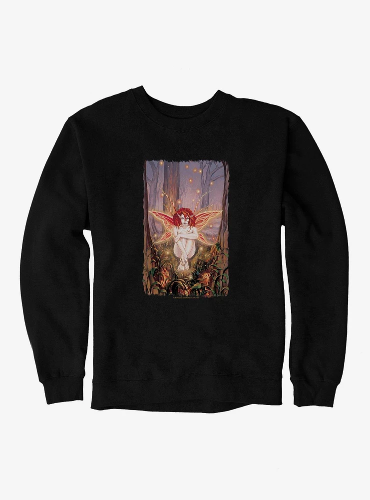 Ember The Fire Sprite Sweatshirt by Ruth Thompson