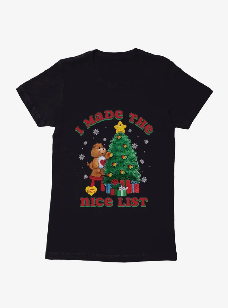 Care Bears I Made The Nice List Womens T-Shirt