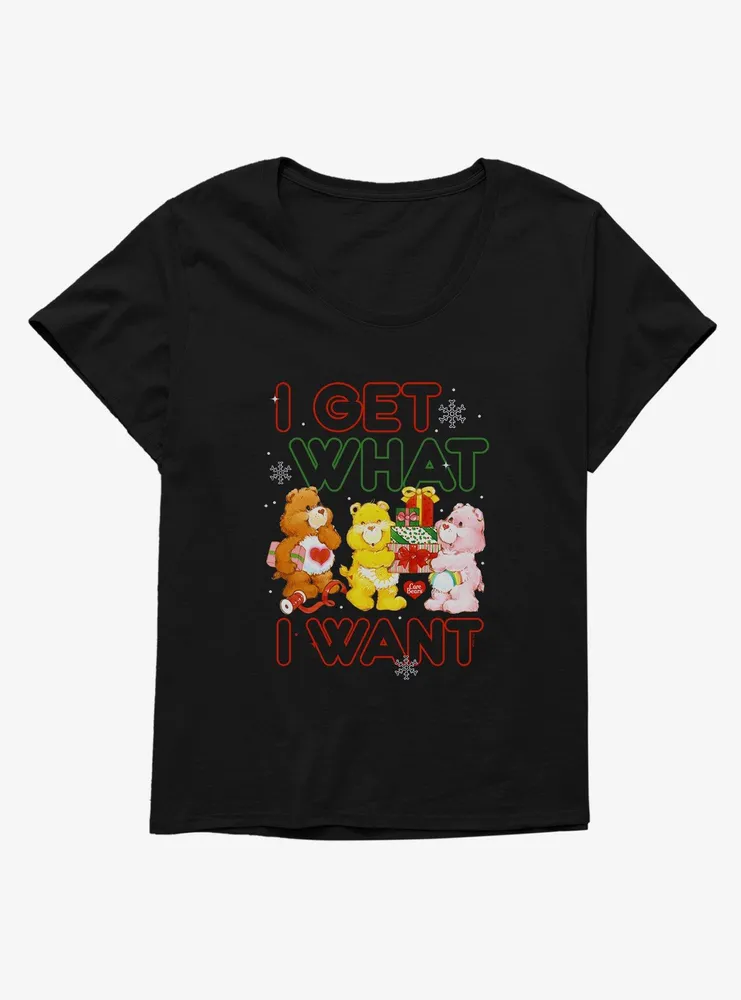 Care Bears I Get What Want Womens T-Shirt Plus