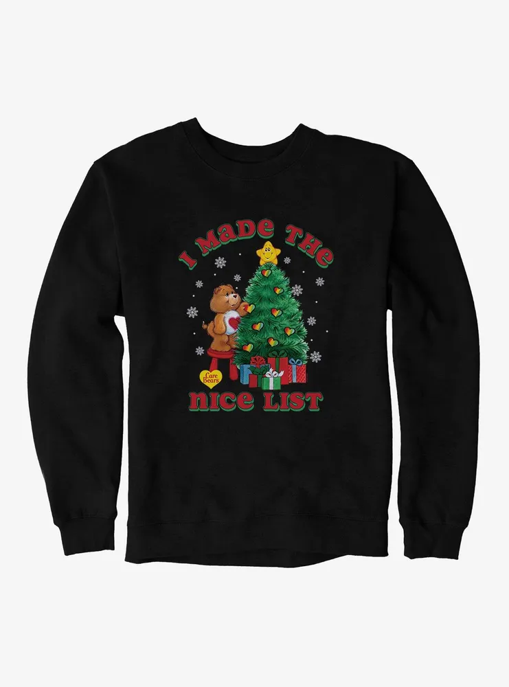 Care Bears I Made The Nice List Sweatshirt