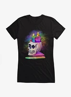 Candle Skull Girls T-Shirt by Rose Catherine Khan