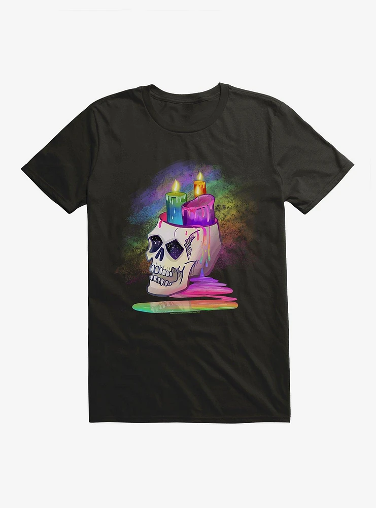 Candle Skull T-Shirt by Rose Catherine Khan