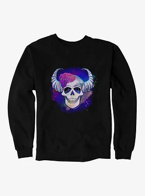 Floral Skull Sweatshirt by Rose Catherine Khan