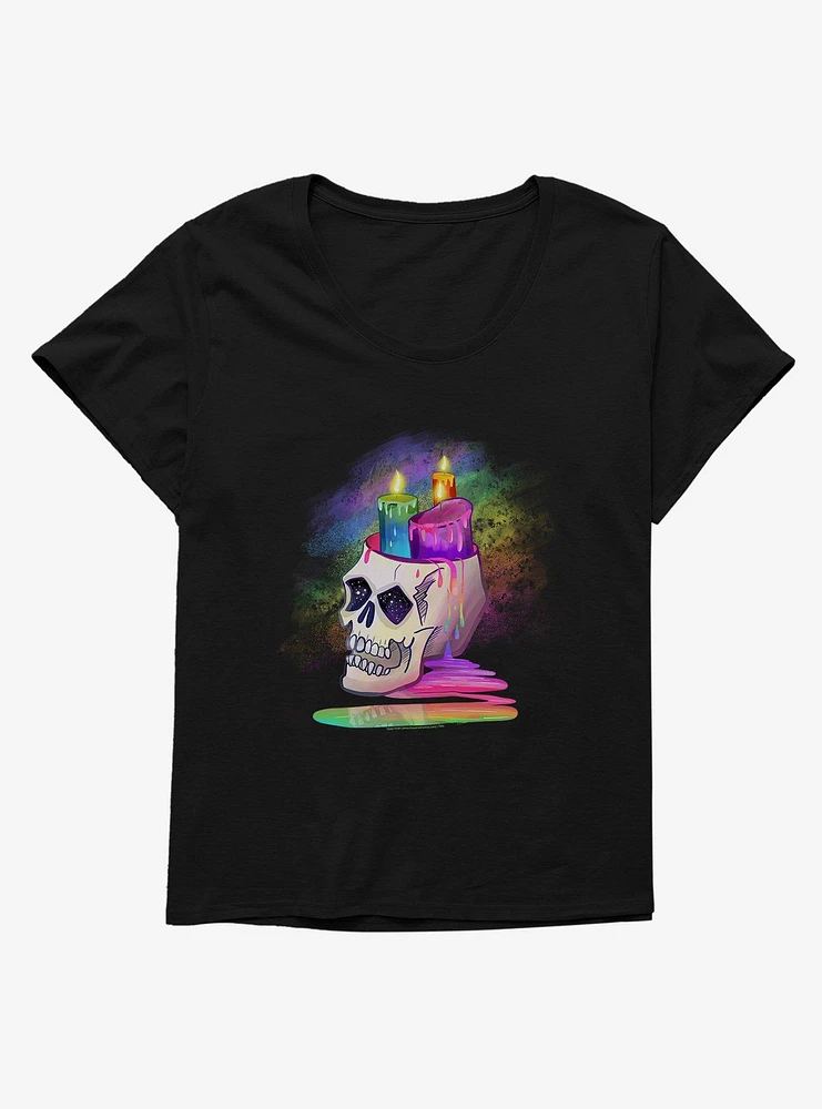 Candle Skull Girls T-Shirt Plus by Rose Catherine Khan