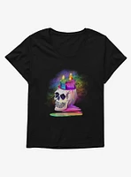 Candle Skull Girls T-Shirt Plus by Rose Catherine Khan