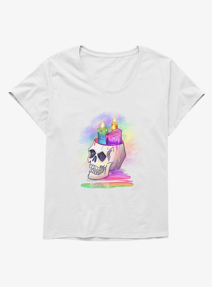 Candle Skull Girls T-Shirt Plus by Rose Catherine Khan