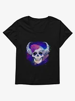 Floral Skull Girls T-Shirt Plus by Rose Catherine Khan