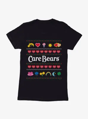 Care Bears Ugly Holiday Pattern Womens T-Shirt