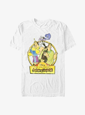 Disney The Emperor's New Groove Kronk, Yzma, Kuzco, and Pacha Logo T-Shirt