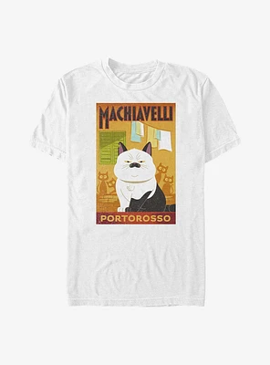 Disney Pixar Luca Machiavelli Cat Portorosso Poster T-Shirt