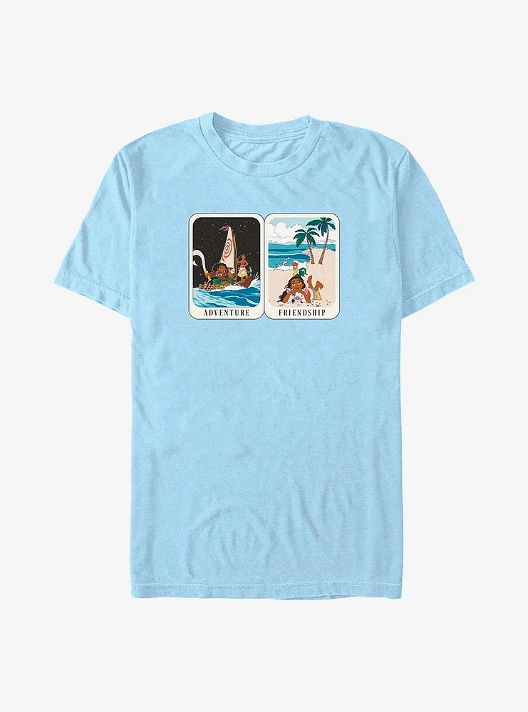 Disney Moana Adventure & Friendship Tarot Card T-Shirt