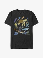 Disney Pixar Finding Nemo Sea Scene Poster T-Shirt