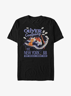 Disney Oliver & Company Tour Poster T-Shirt