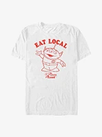Disney Pixar Toy Story Alien Eat Local Pizza Planet T-Shirt