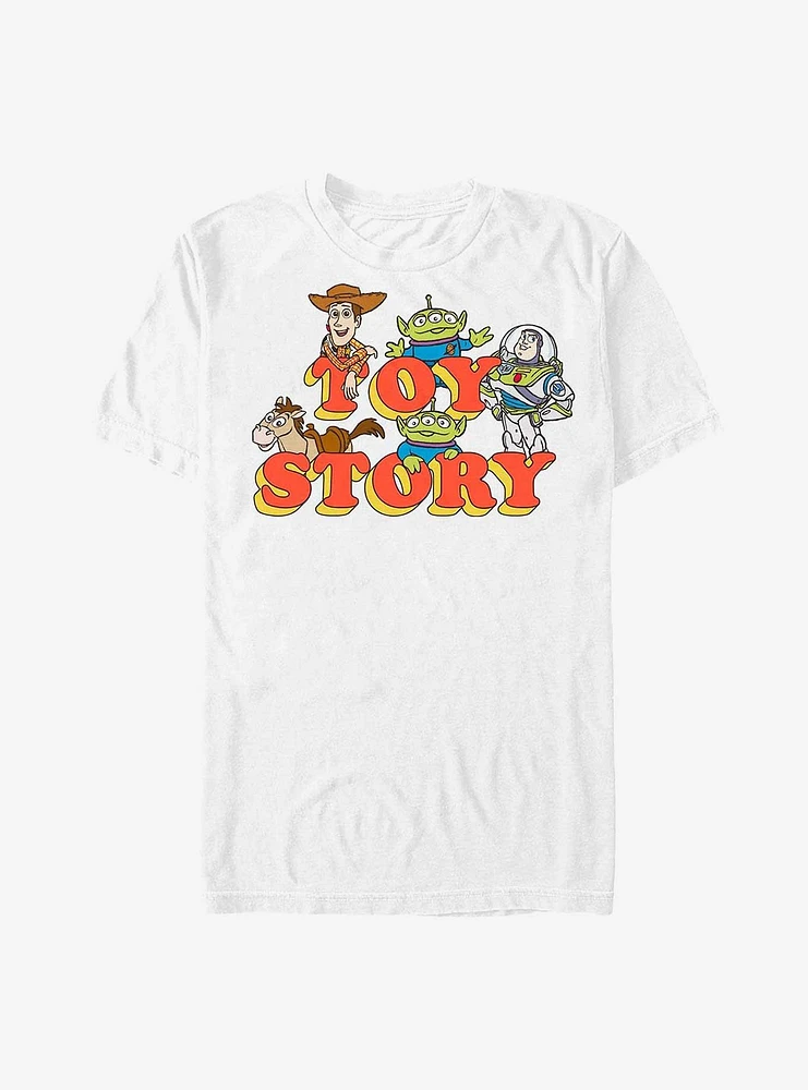 Disney Pixar Toy Story Woody, Buzz, & Friends T-Shirt