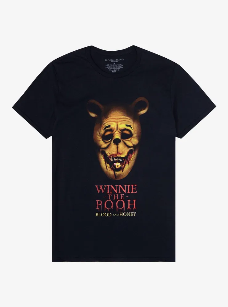 Winnie The Pooh: Blood And Honey Bloody Face T-Shirt