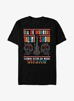 Disney Pixar Coco Dia De Muertos Talent Show Poster T-Shirt