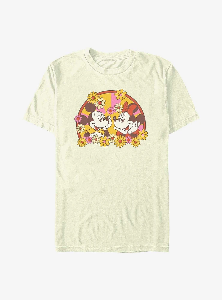 Disney Mickey Mouse & Minnie Love Bloom T-Shirt