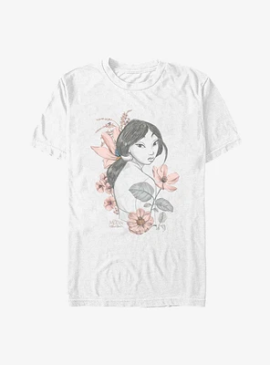 Disney Mulan Magnolia Princess Portrait T-Shirt