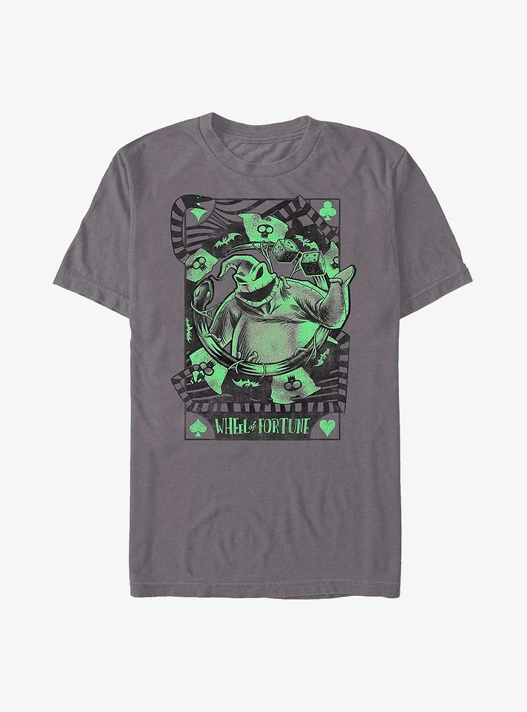 Disney The Nightmare Before Christmas Oogie Boogie Wheel of Fortune Poster T-Shirt