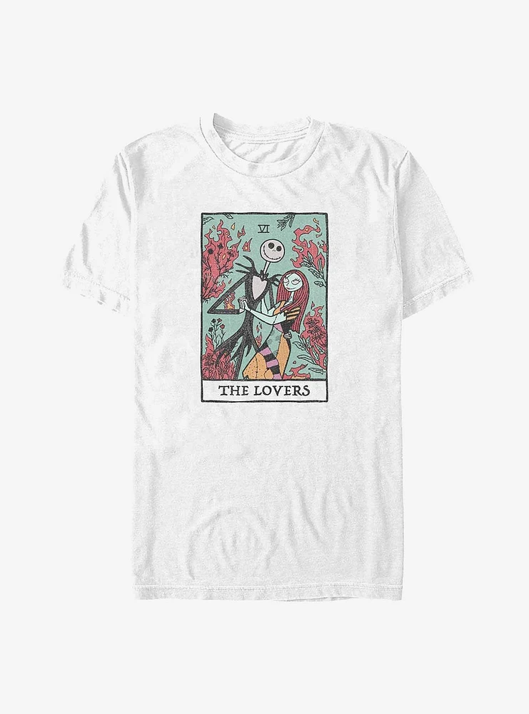 Disney The Nightmare Before Christmas Jack & Sally Lovers Tarot Card T-Shirt