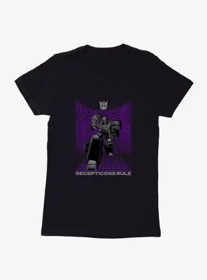 Transformers Decepticons Rule Megatron Womens T-Shirt