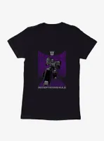 Transformers Decepticons Rule Megatron Womens T-Shirt