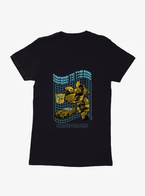 Transformers Defend To The End Bumblebee Womens T-Shirt