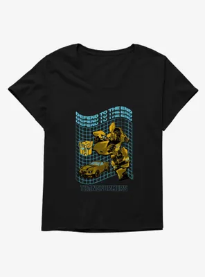 Transformers Defend To The End Bumblebee Womens T-Shirt Plus