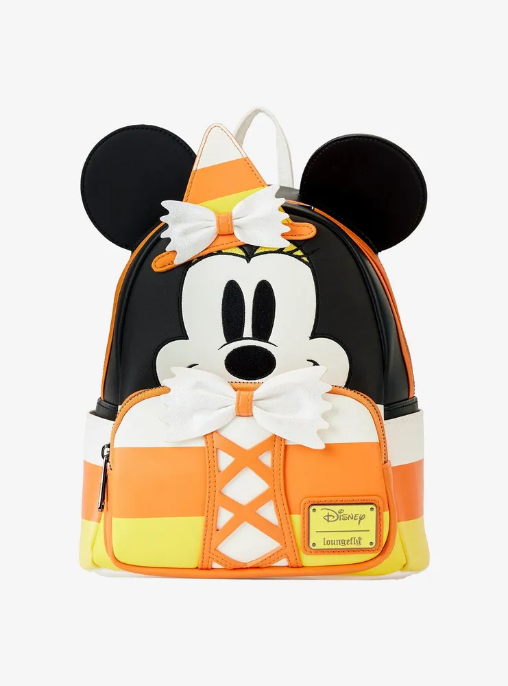 Loungefly Disney Halloween Plaid Mickey Mouse Ears Mini Backpack