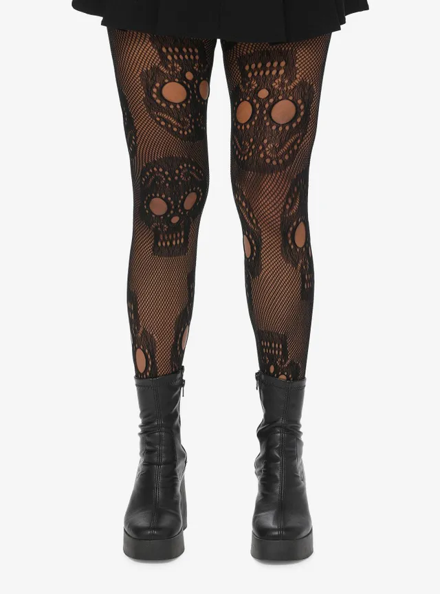 Skull Butterfly Tights