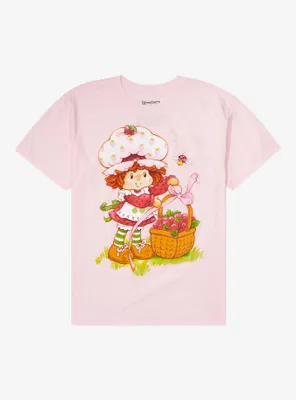 Strawberry Shortcake Double-Sided Boyfriend Fit Girls T-Shirt