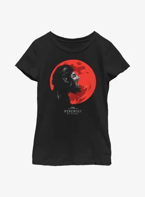 Marvel Studios' Special Presentation: Werewolf By Night Blood Moon Youth Girls T-Shirt