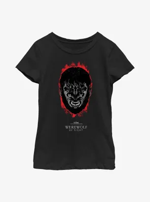 Marvel Studios' Special Presentation: Werewolf By Night Jack Russell Head Youth Girls T-Shirt