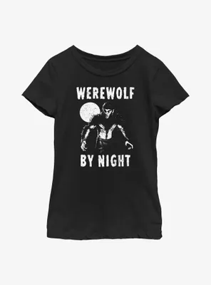Marvel Studios' Special Presentation: Werewolf By Night Lurking Wolfman Youth Girls T-Shirt