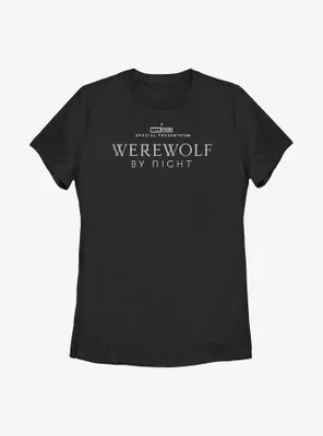 Marvel Studios' Special Presentation: Werewolf By Night Logo Womens T-Shirt