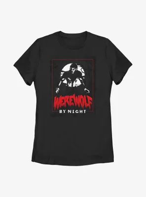 Marvel Studios' Special Presentation: Werewolf By Night Poster Womens T-Shirt