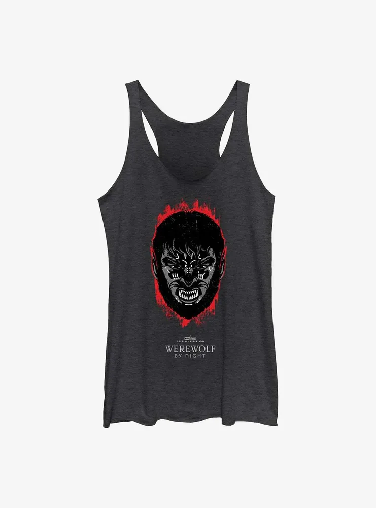 Marvel Studios' Special Presentation: Werewolf By Night Jack Russell Head Womens Tank Top