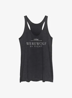 Marvel Studios' Special Presentation: Werewolf By Night Logo Womens Tank Top