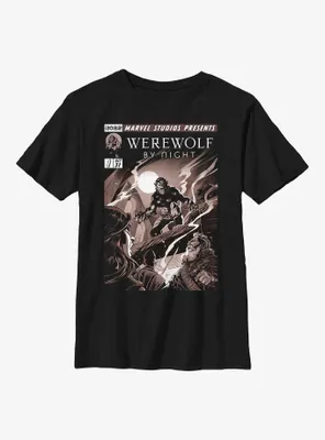 Marvel Studios' Special Presentation: Werewolf By Night Cover Art Youth T-Shirt