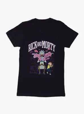 Rick And Morty Gaming Explosion Womens T-Shirt