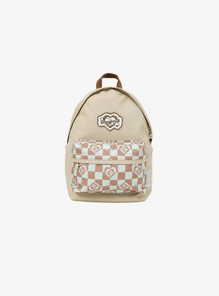 Doughnut Plus One Mini Kaleido Mushroom Checkered Mini Backpack