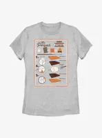Hershey's S'mores Schematic Womens T-Shirt