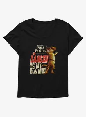 Puss Boots Danger Is My Game Women T-Shirt Plus