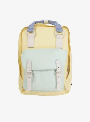 Doughnut Macaroon Monet Buttery x Light Aqua Backpack