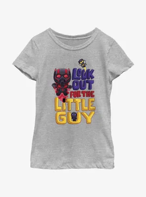 Marvel Ant-Man and The Wasp: Quantumania Chibi Look Out For Little Guy Youth Girls T-Shirt