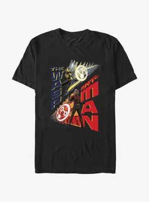 Marvel Ant-Man and The Wasp: Quantumania Wasp & Poster T-Shirt